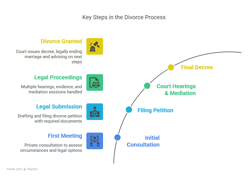 Key Steps in Divorce