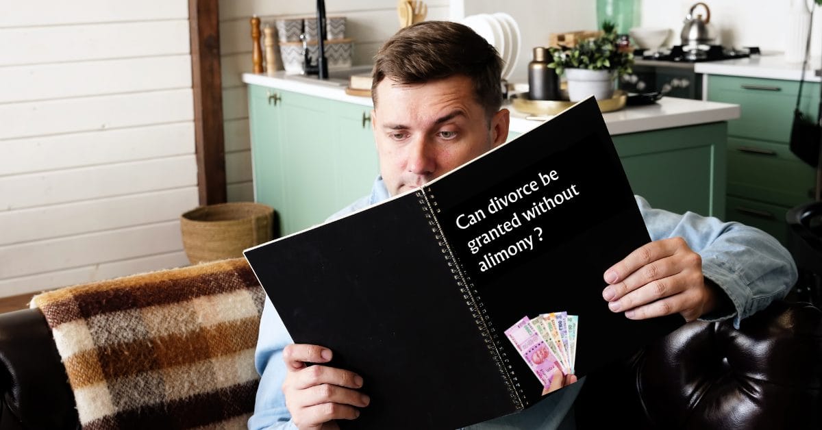 can divorce be granted without alimony