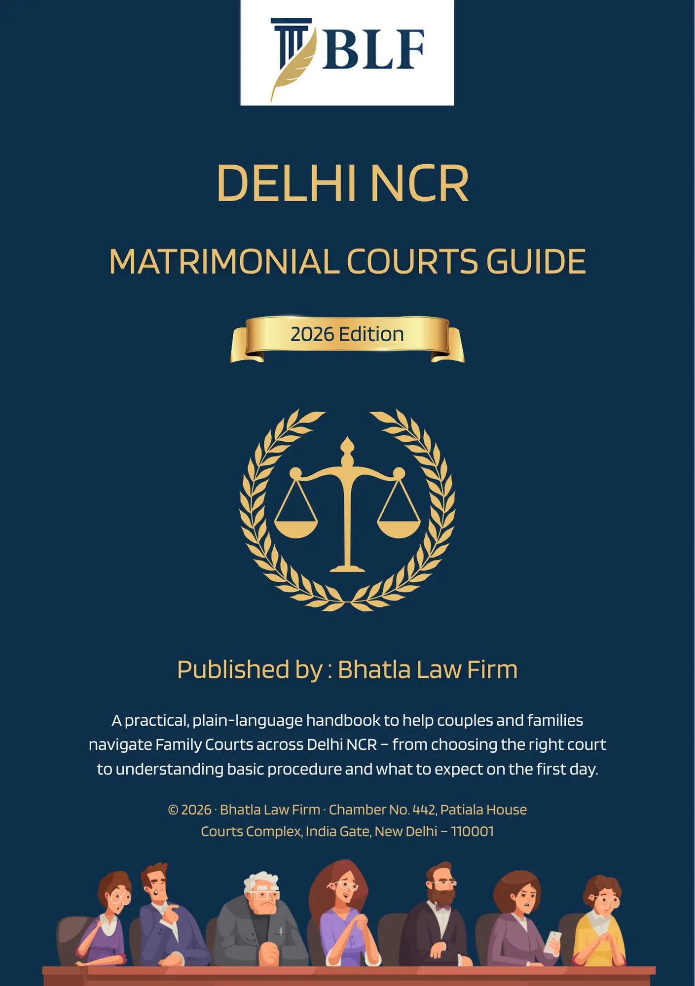 Bhatla Law Firm: Top-rated Divorce Lawyer in Delhi NCR 3 Delhi NCR Matrimonial Courts Guide Cover