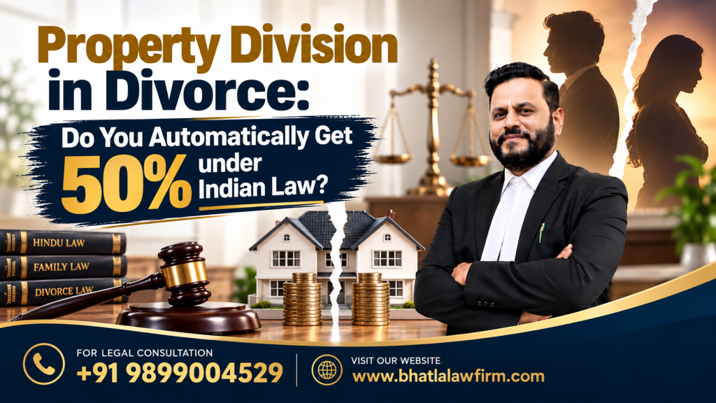 Property Division in Divorce: Do You Automatically Get 50% under Indian Law?